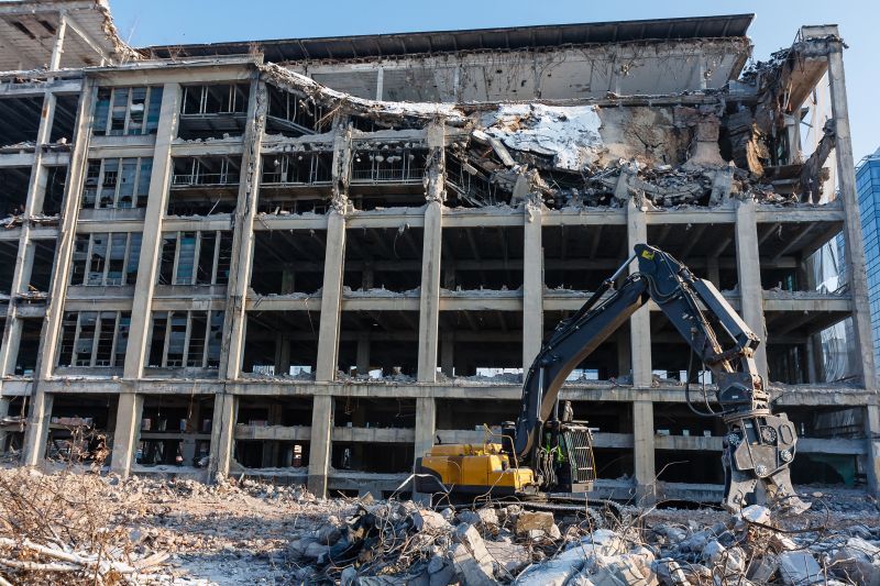 Large-Scale Structural Demolition